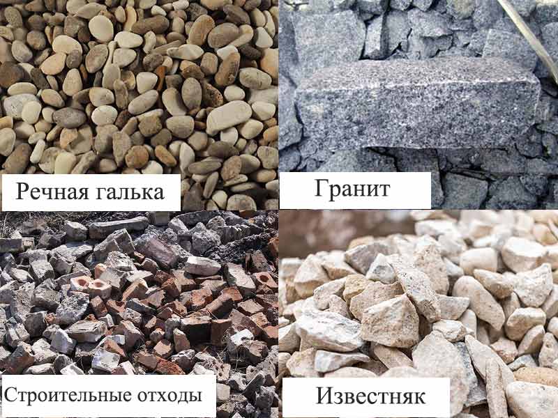 Типы камней