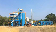 100 тонн Асфальтобетонный завод, установленного в Индонезии 02