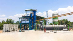 80 тонн Асфальтобетонный завод, установленного в Индонезии 02