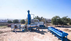 Асфальтобетонный завод мощностью 80 тонн установлен в Узбекистане 02